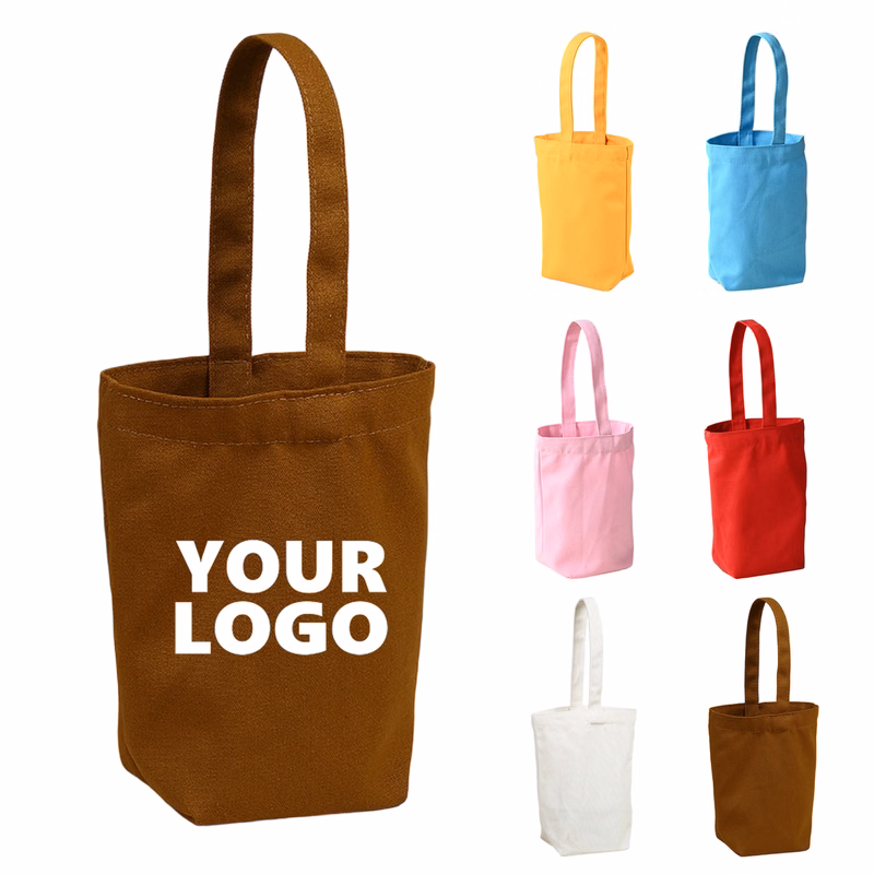 Canvas Beverage Carrier Tote Bag