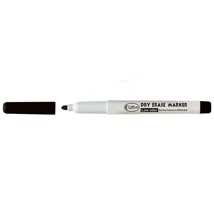 Dry Erase Marker - Low Odor Ink Fine Tip Black 1