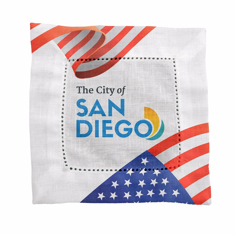 Patriotic Fabric Napkin