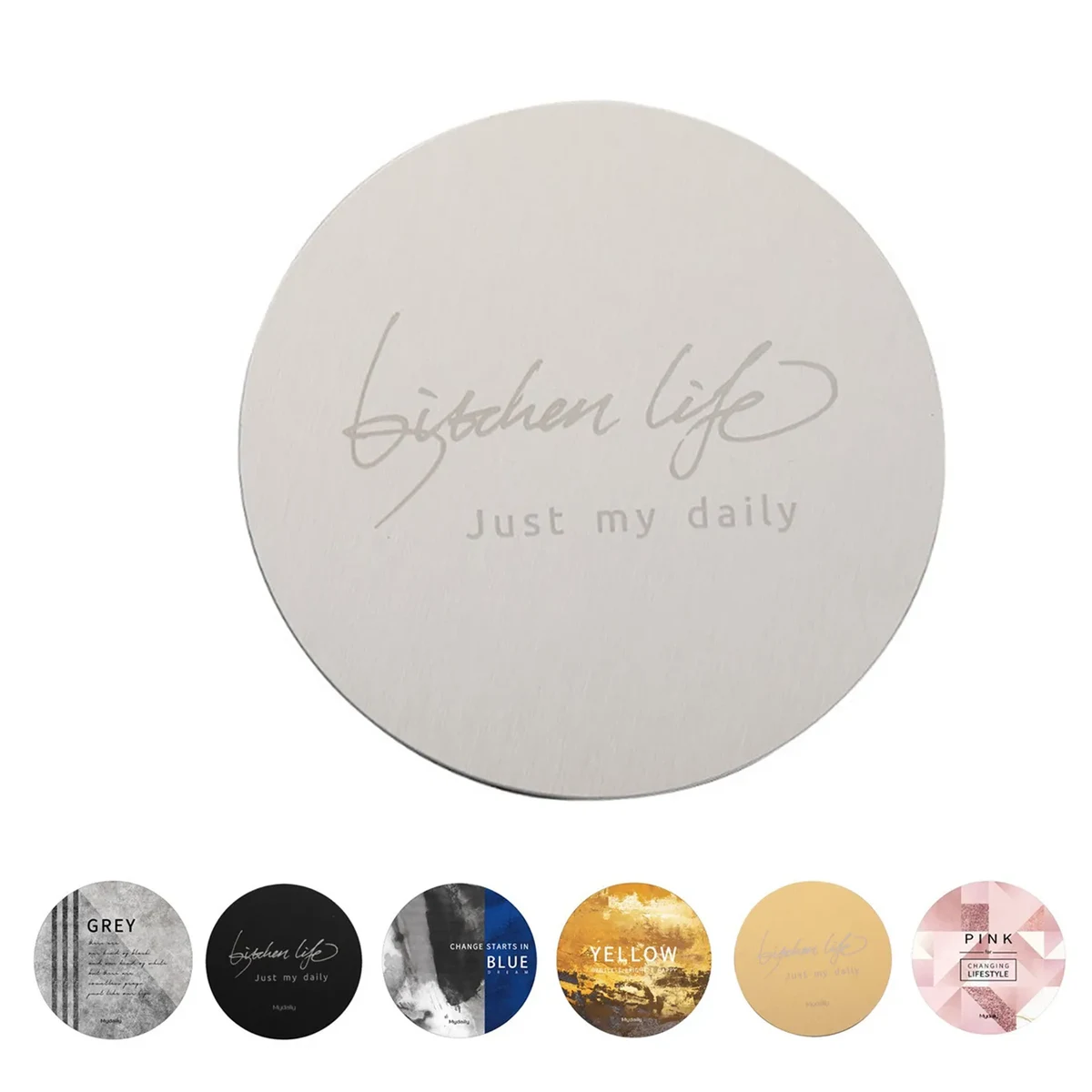 4" Metal Coaster 1