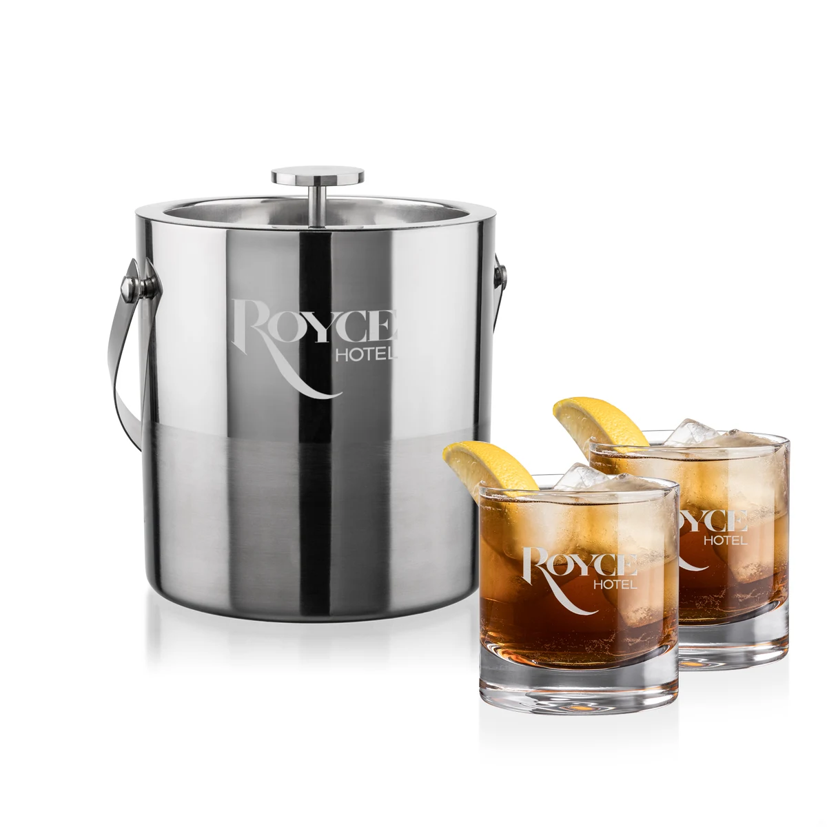 Catania Ice Bucket & Wakefield On-the-Rocks Set 1