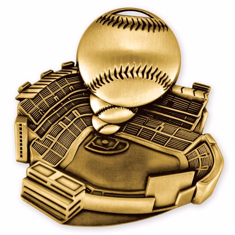 Baseball Stadium Medallion (2-1/2")