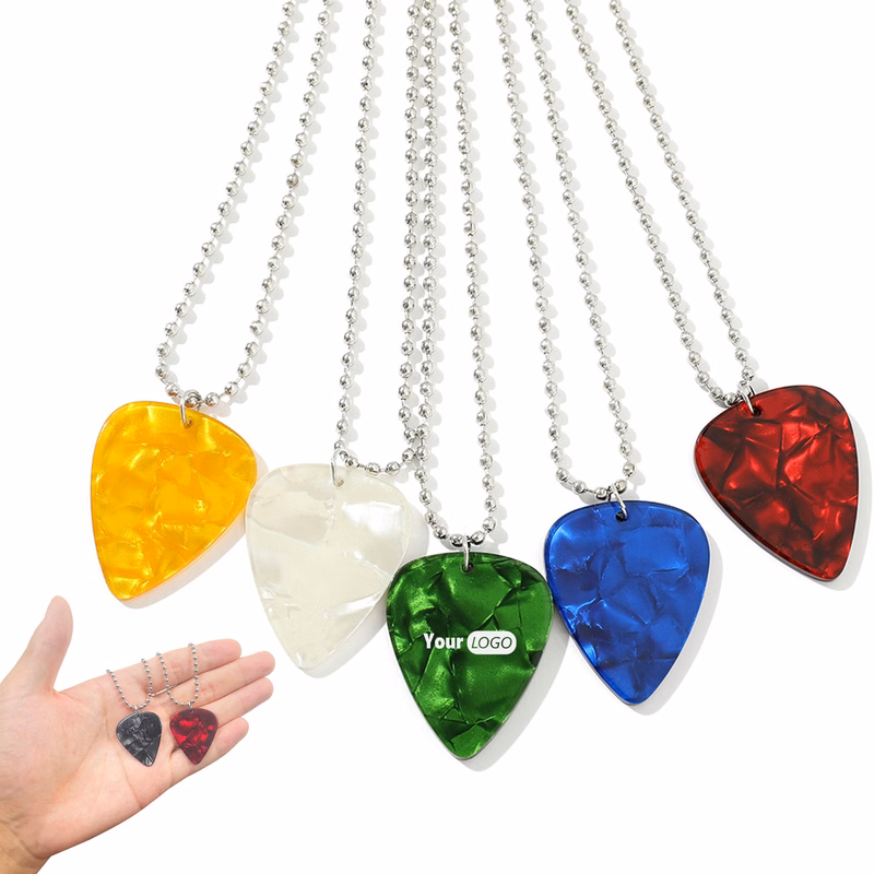 Plastic Custom Guitar Pick Necklace