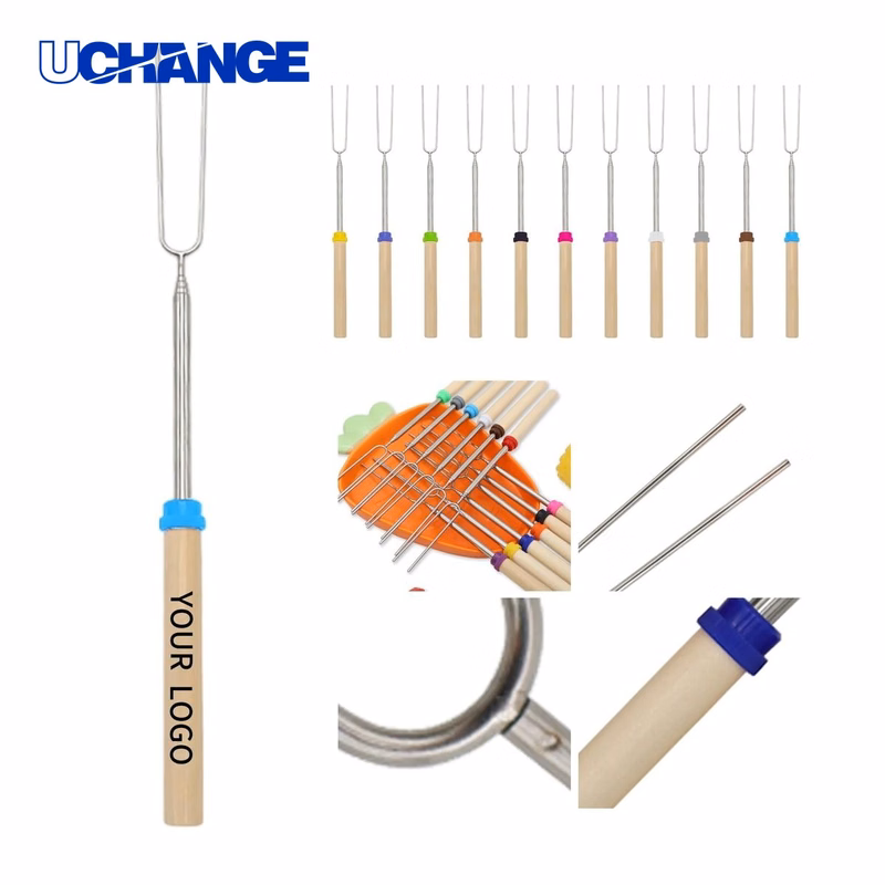 Telescopic Stainless Steel BBQ Fork