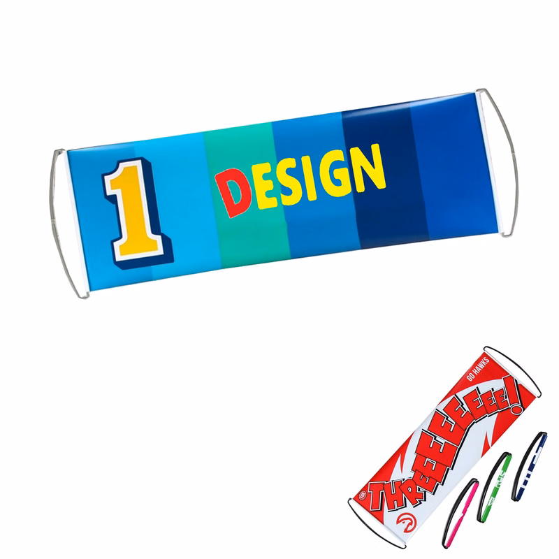 PET Retractable Handheld Banner
