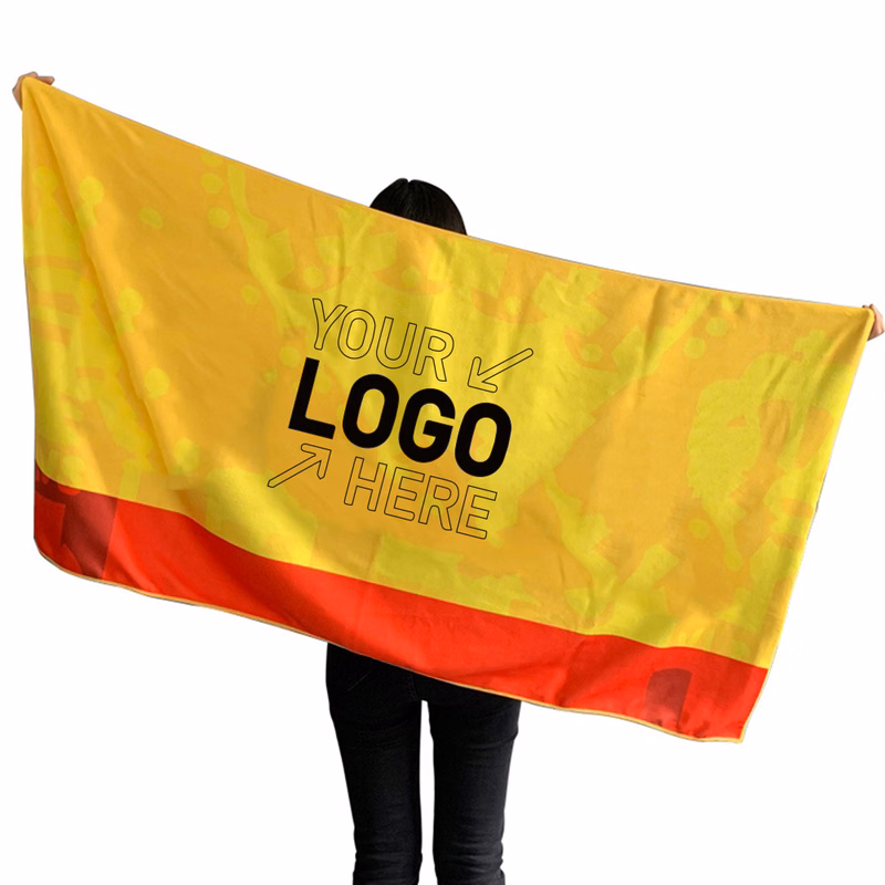 140x70CM Qatar World Cup Full Color Football Fan Towel