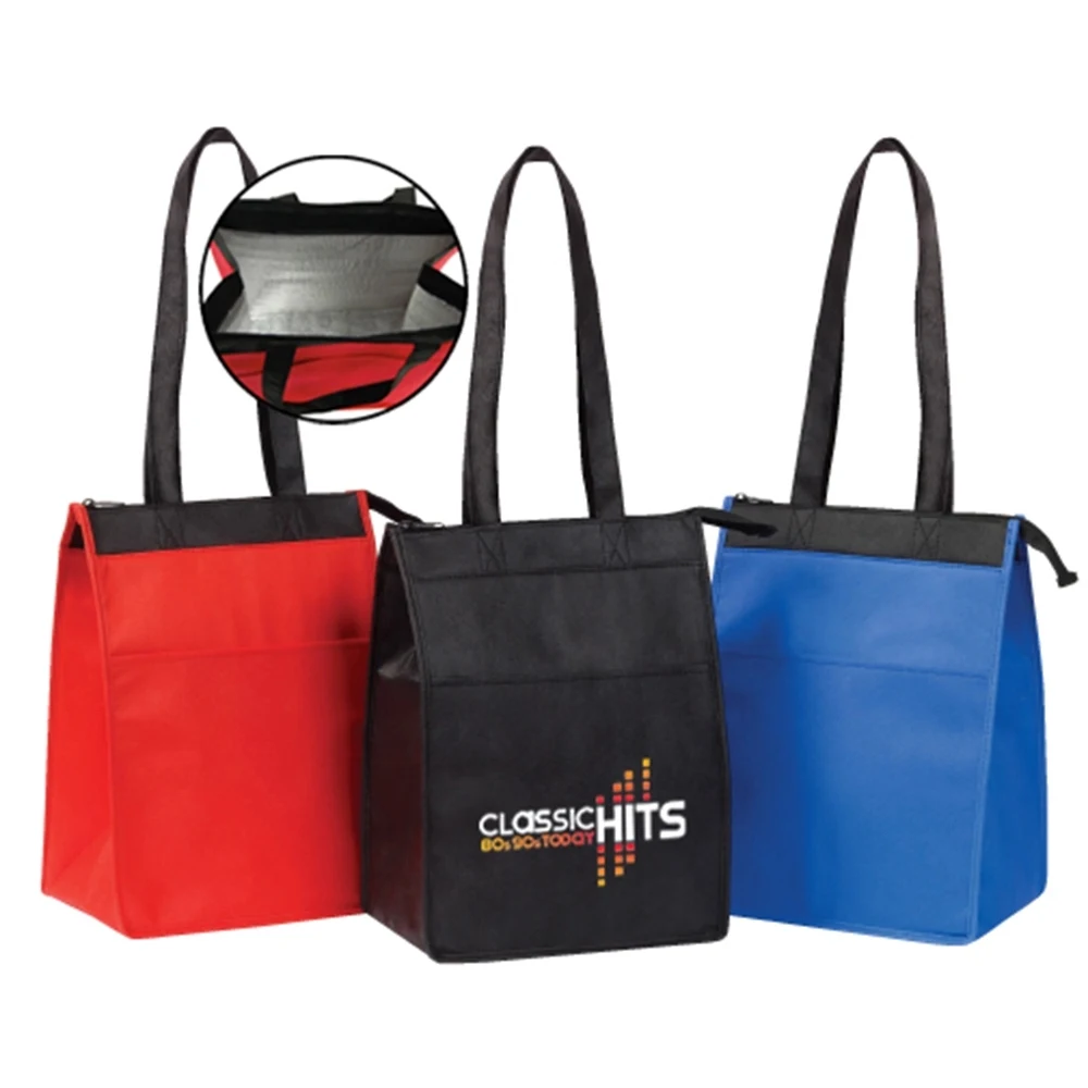 Insulated Lunch Tote - Zipper Closure 1