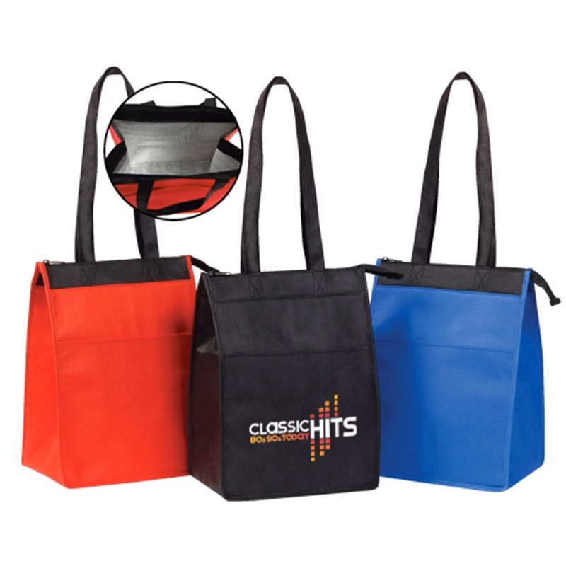 Insulated Lunch Tote - Zipper Closure