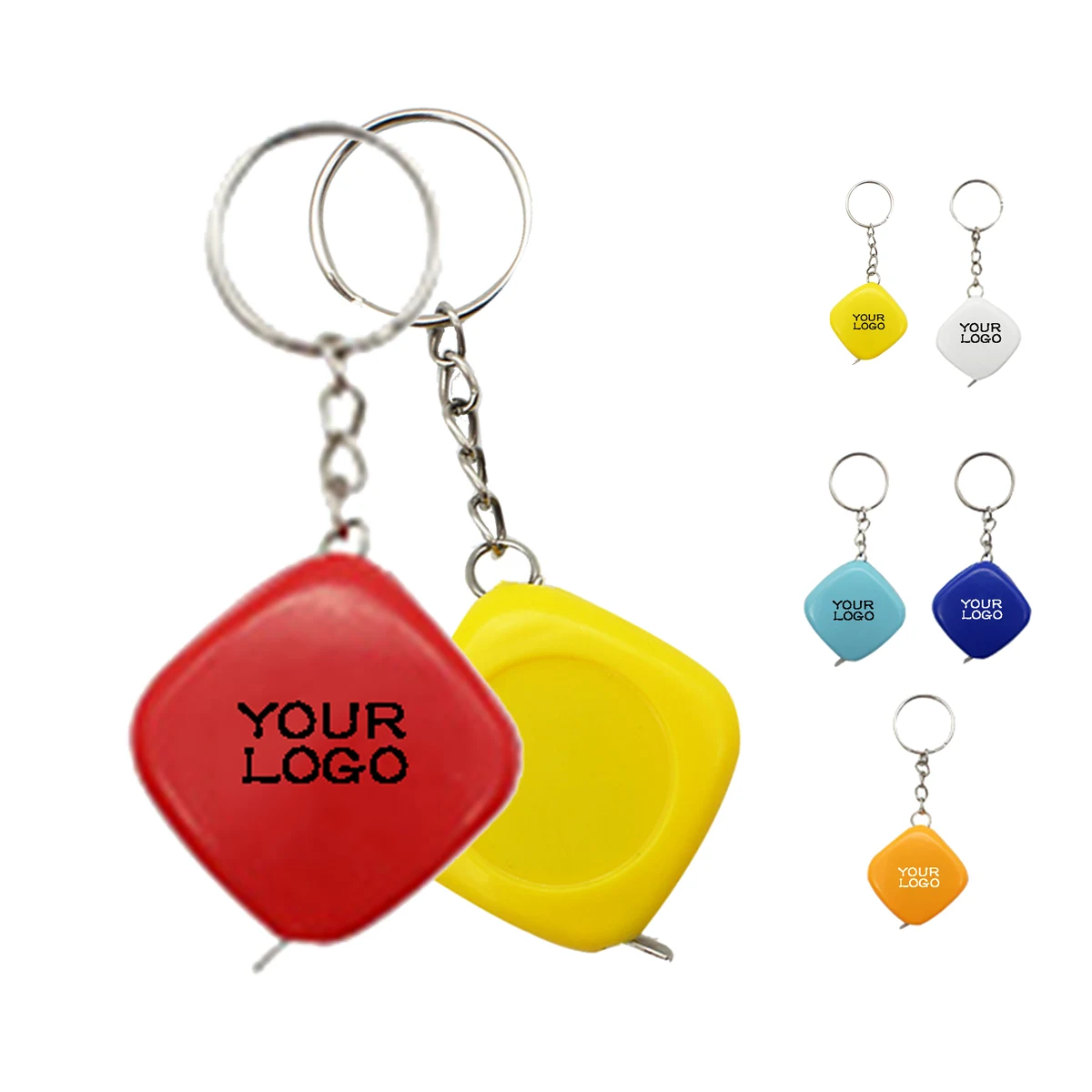MOQ 20 PCS Promotional Keychain Tape Measure 1