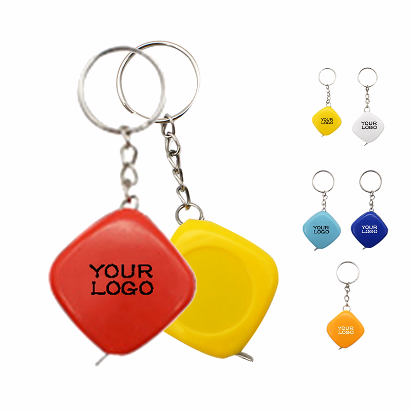 MOQ 20 PCS Promotional Keychain Tape Measure