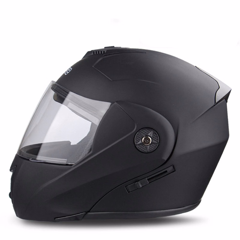 Unisex Modular Motorcycle Helmet w/ Dual Visors ABS