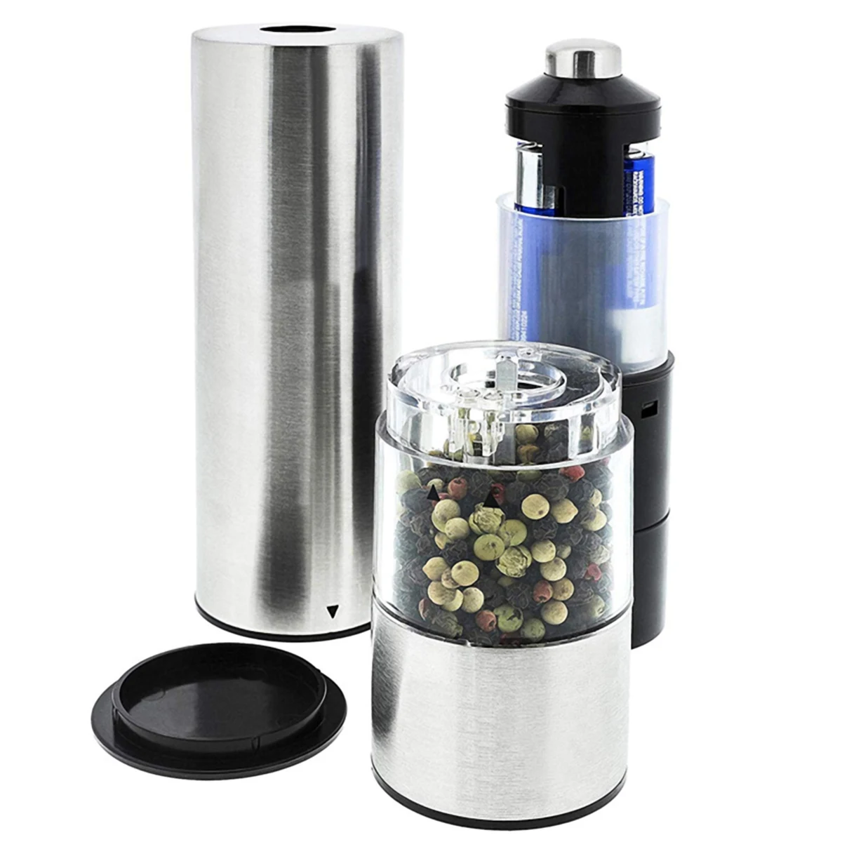 Electric Stainless Steel Pepper Mill 1