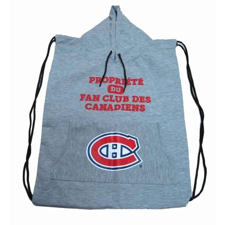 Newest Sports Drawstring Backpack In Jerseys Shape With Hat 1