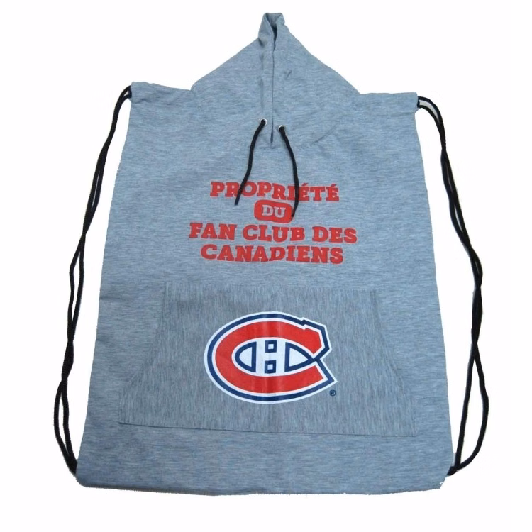 Newest Sports Drawstring Backpack In Jerseys Shape With Hat
