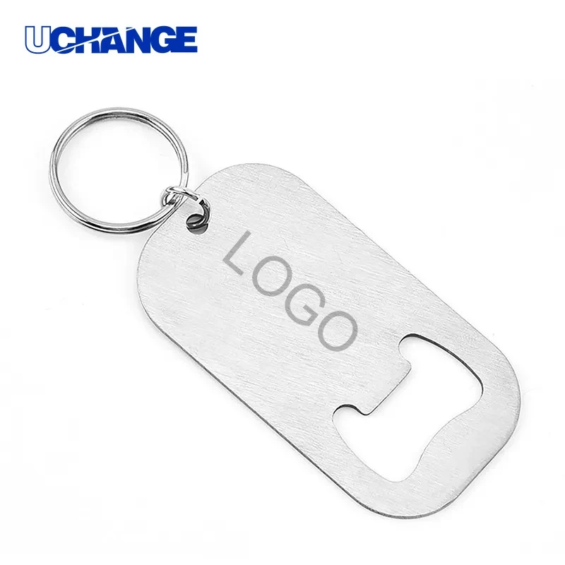 Tag-Shaped Bottle Opener Flat Metal Bar Tool for Promotions 1