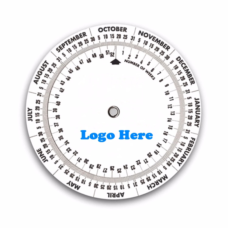 4 1/4" Diameter Birth Date Finder Wheel