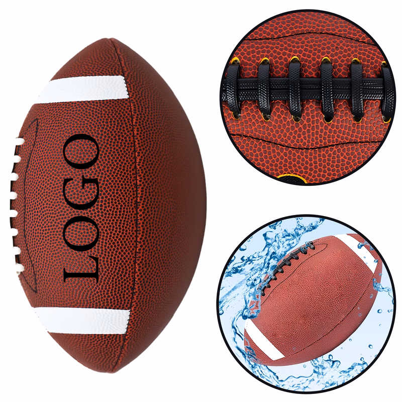 Customizable American PU Grain Football