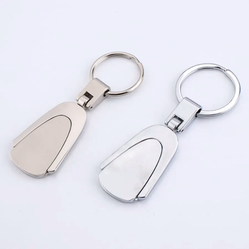 Grip-shaped Fancy Metal Keychain