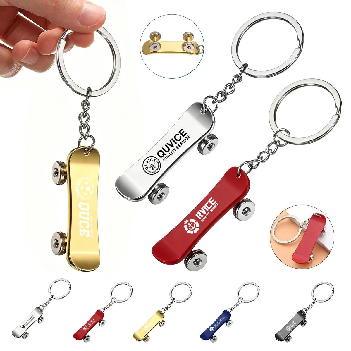 Laser-Printed Skate Keychain 1