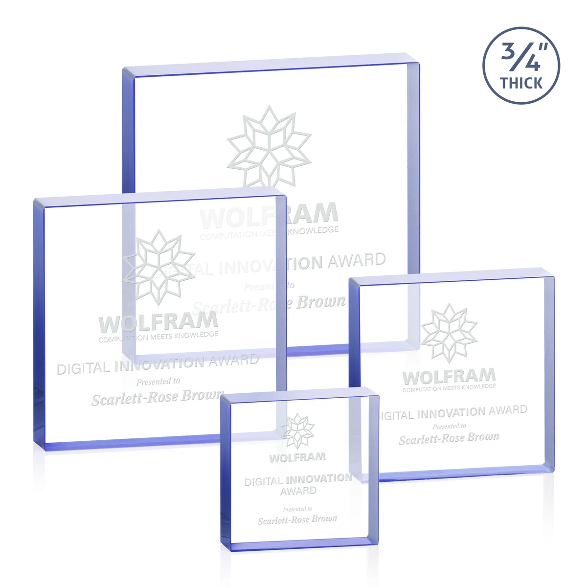 Upton Square Award - Blue 1