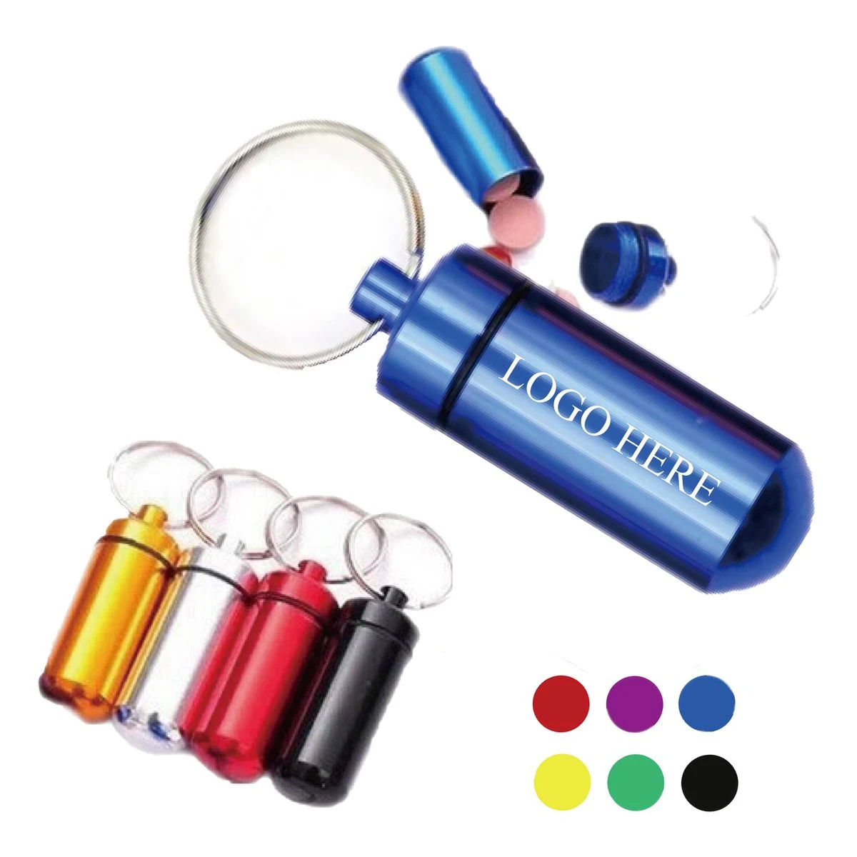 Metal-Sealed Pill Storage Bottle 1