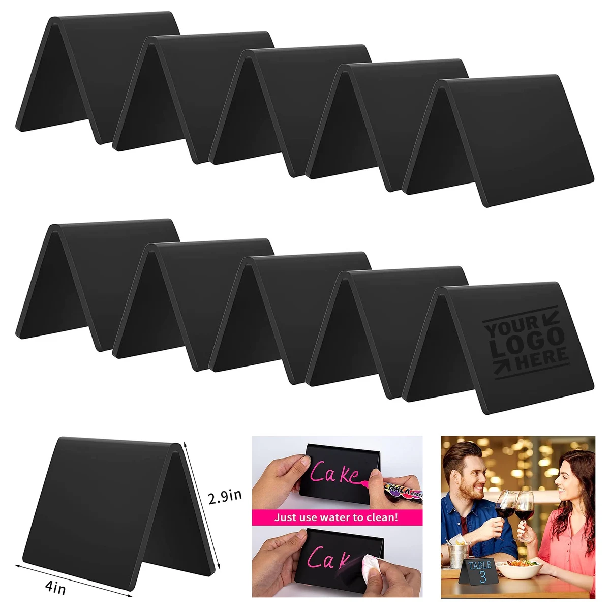 Acrylic Mini Chalkboard Signs for Food 1