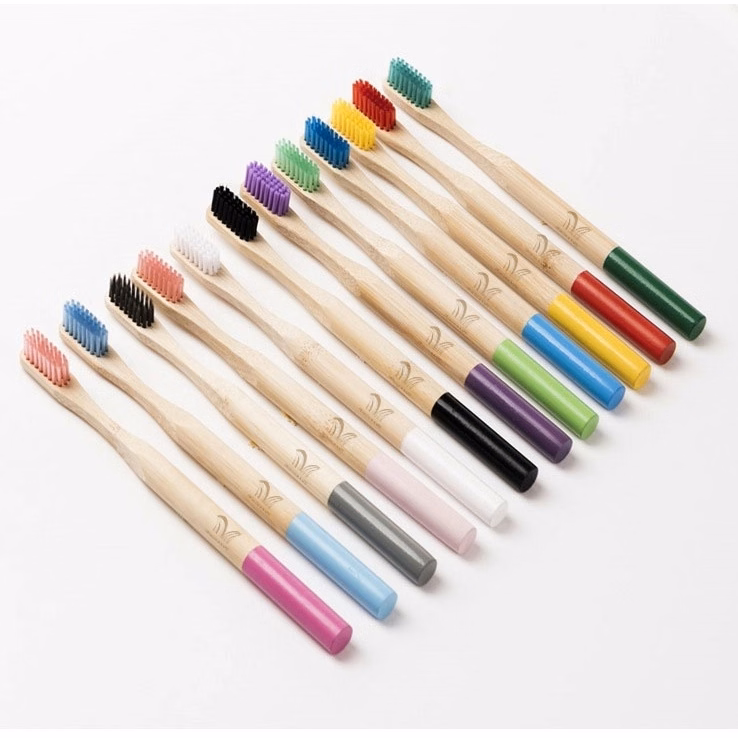 Biodegradable Eco-Friendly Natural Bamboo Toothbrushes Soft