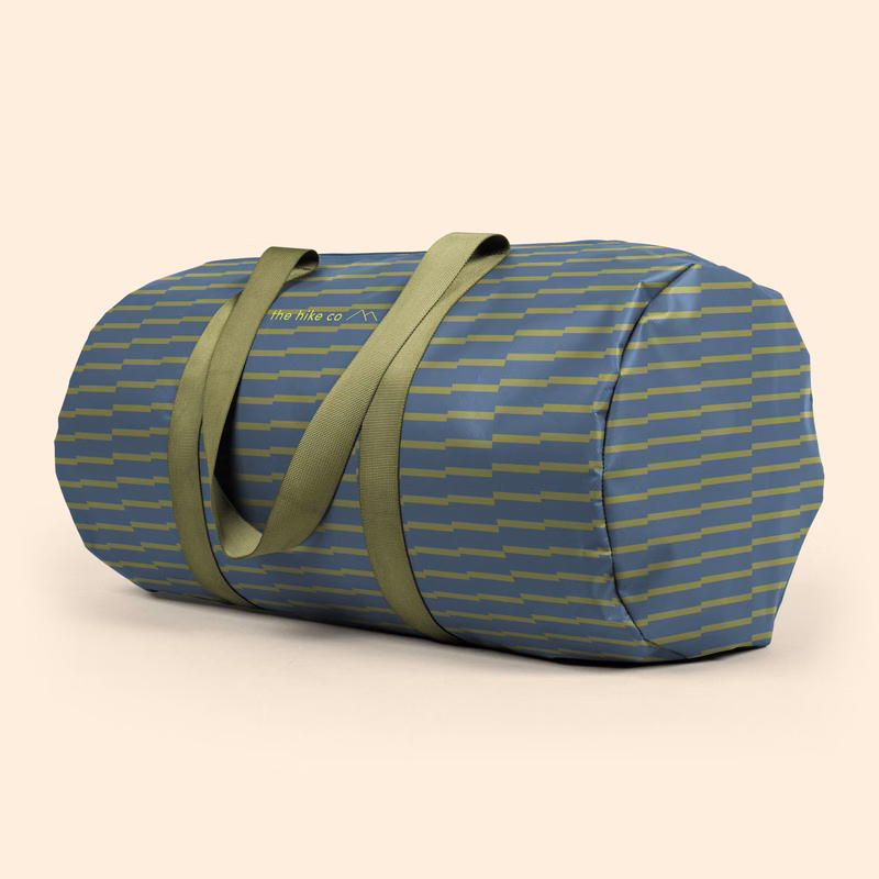 BARREL DUFFEL - TARPAULIN 4CP SS ONE LOCATION IMPRINT - LARGE