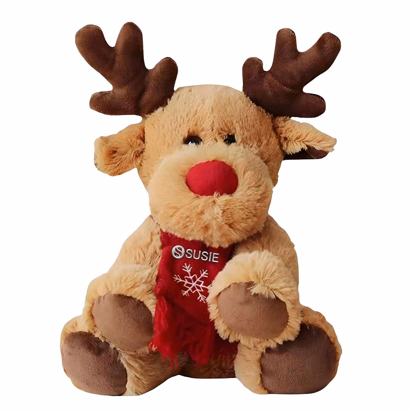 Plush Christmas Elk Deer Doll