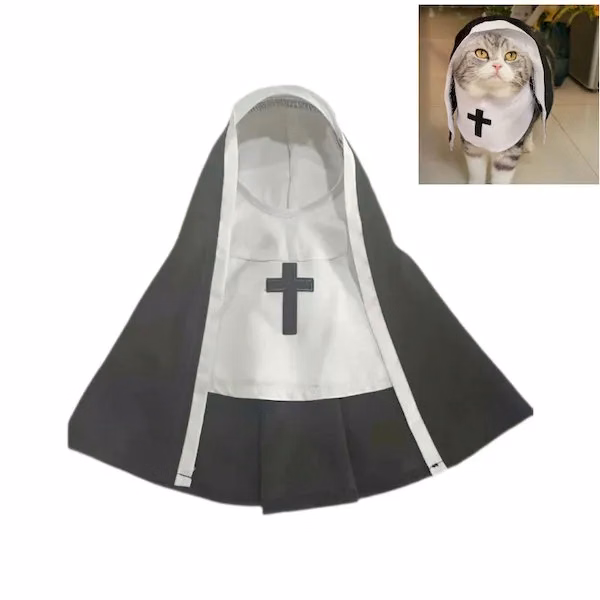 Cute Cat Dog Clothes Breathable Funny Cosplay Pet Photo Prop