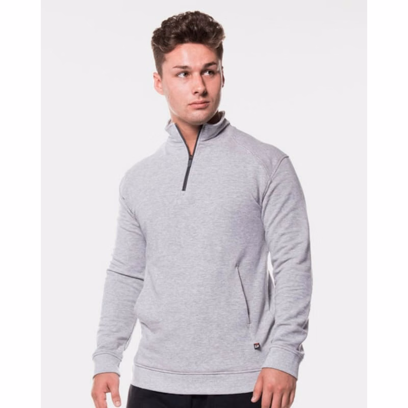 Badger Men's FitFlex French Terry Quarter-Zip Pullover - 1060