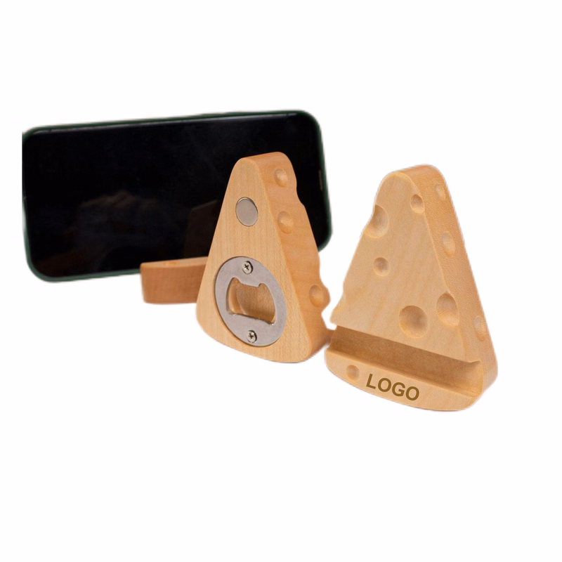 Wood Bottle Opener/Phone Stand (direct import)