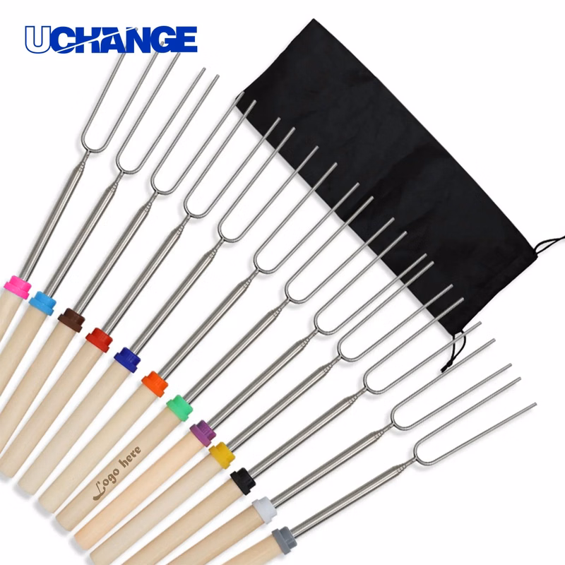 Telescopic Roasting Stick Set for Campfires
