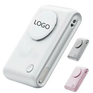 Portable Mini Neck Rechargeable Handheld with Waist Clip Fan 1