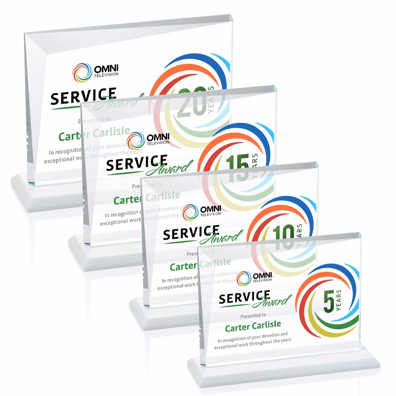 Mirela VividPrint™ Award - White