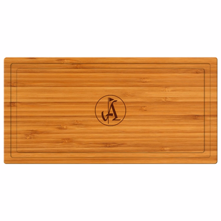 10" Rectangle Bamboo Cutting Board with Juice Groove