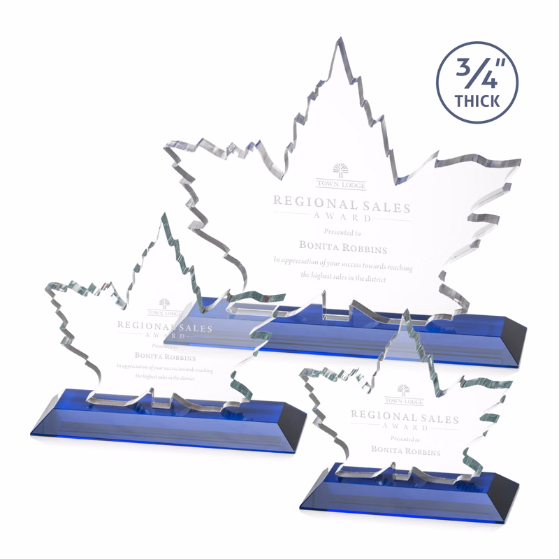 Maple Leaf Award - Blue