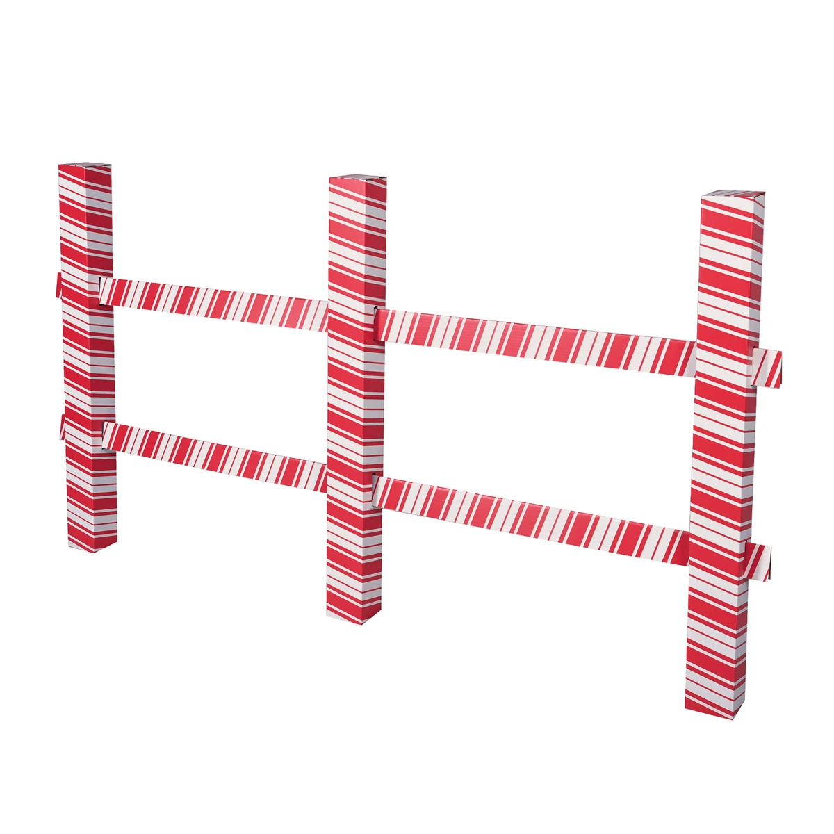 3-D Candy Cane Fence Prop 1