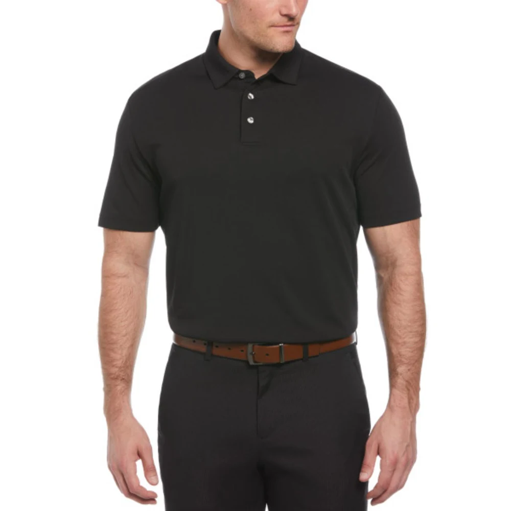 PERRY ELLIS® Moisture Wicking UPF 50+ Men's Classic Polo Shirt with Custom Logo 1