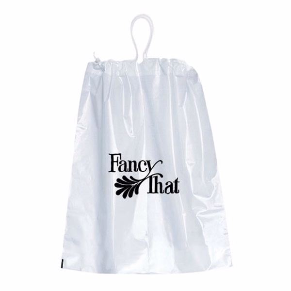 2.75 Mil Plastic Hotel Laundry Bag with Drawstring