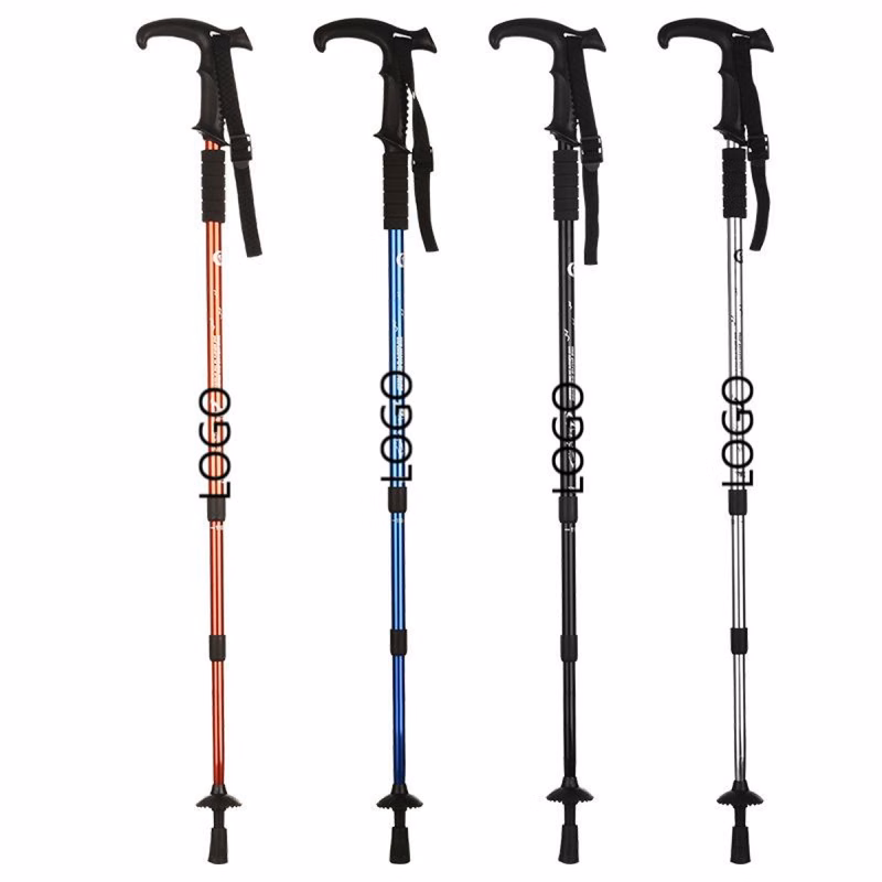 Custom Logo Collapsible Aluminum Trekking Pole