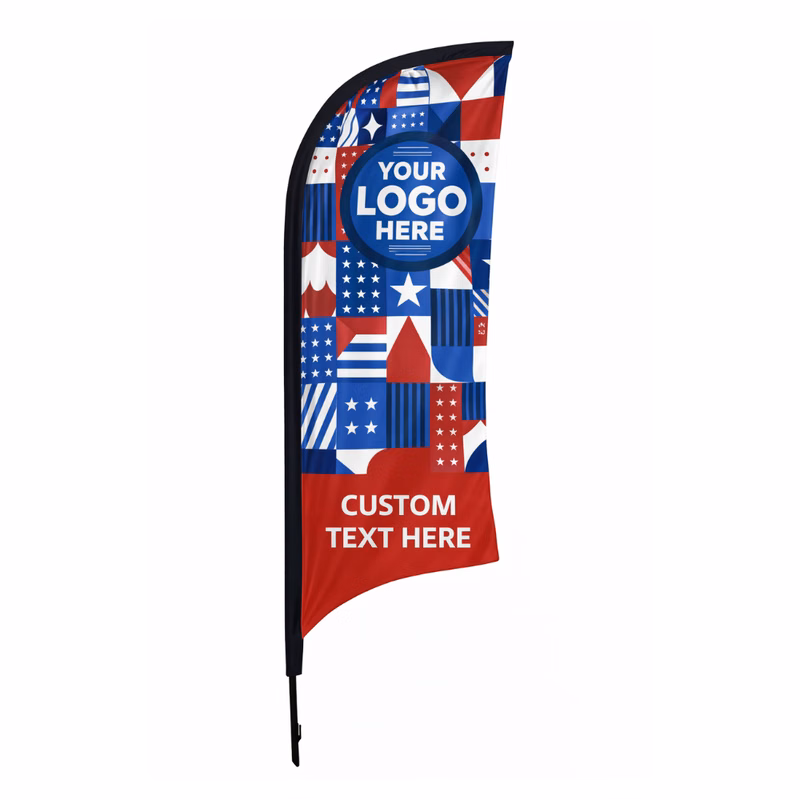 12' Feather Flag Single Sided