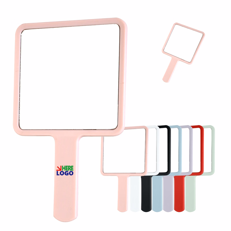 Portable Logo Makeup Mirror