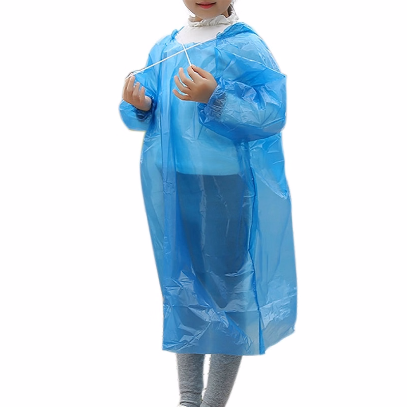 Chilren Disposable Rain Ponchos