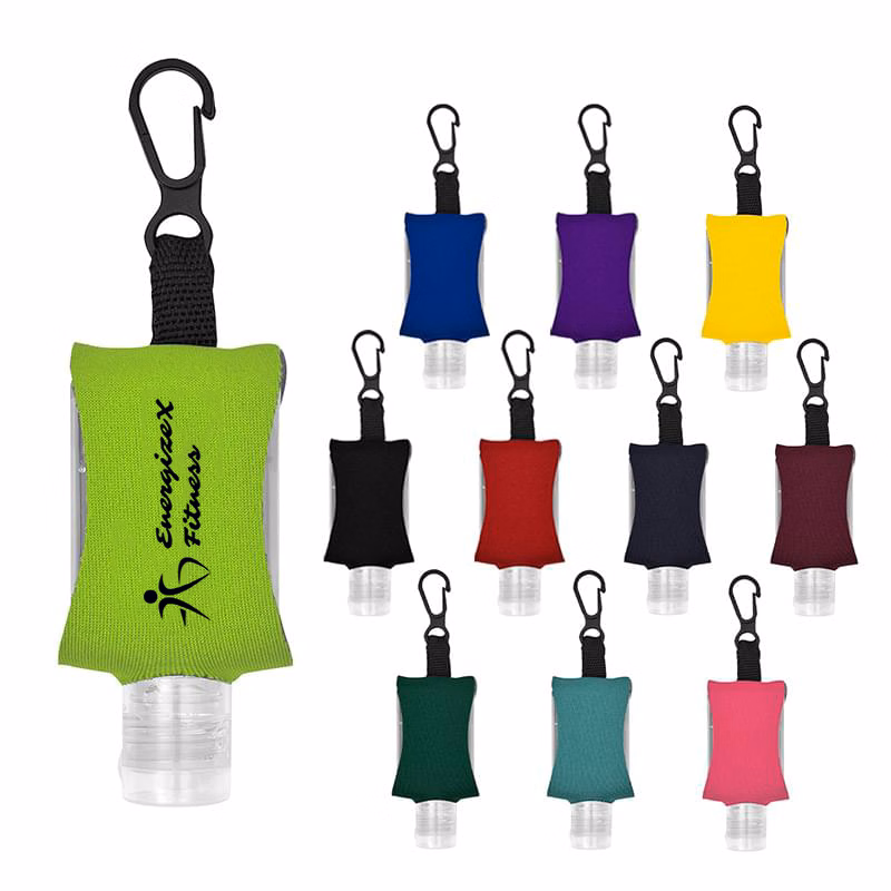 1 oz. Hand Sanitizer With EVA CASE AND CLIP