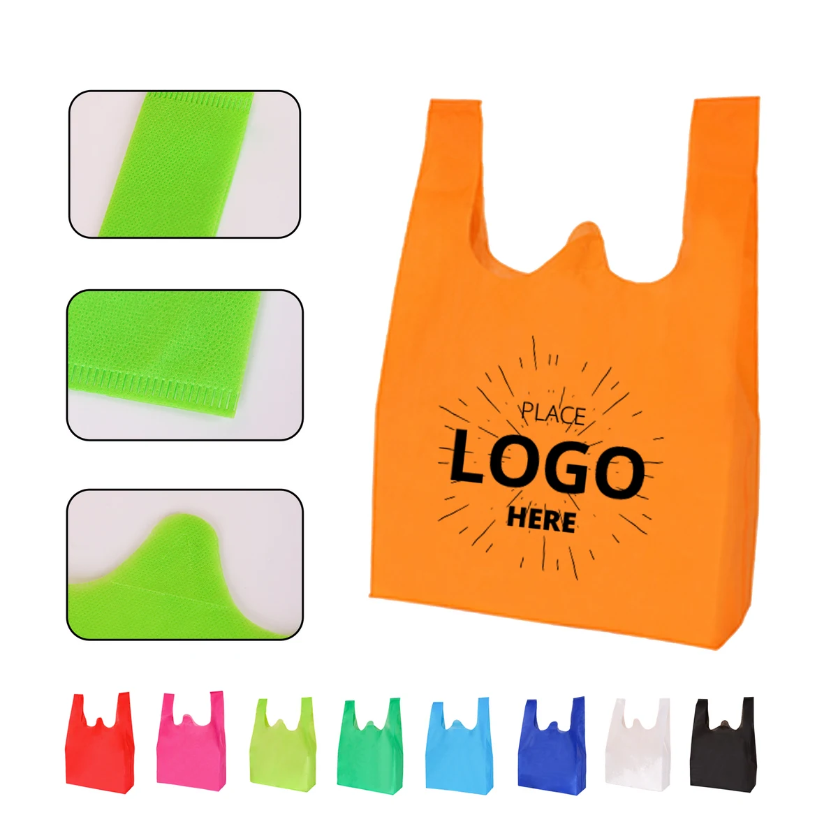 Foldable Vest Shopping Bag 1