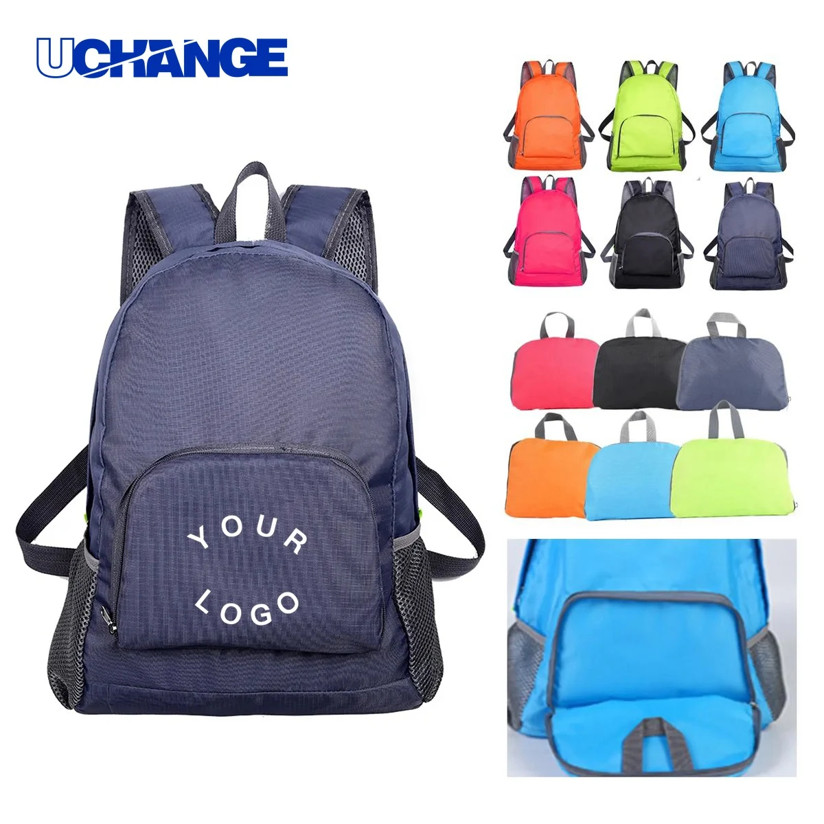 Foldable Backpack Bag Portable for Outdoor Adventures 1