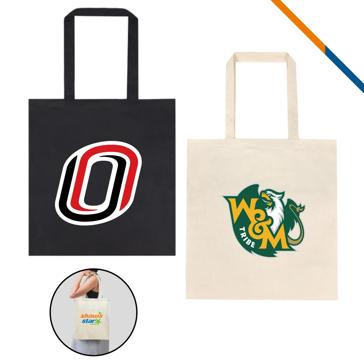 Aldrich Tote Bag, custom tote bag with logo imprint 1