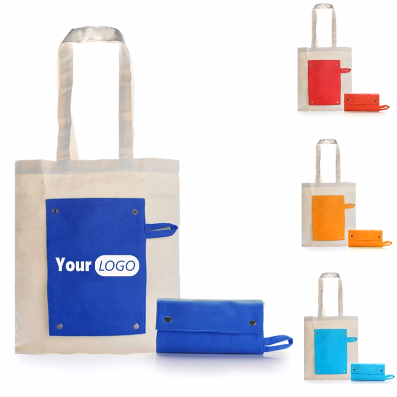 Foldable Portable Canvas Shopping Bag