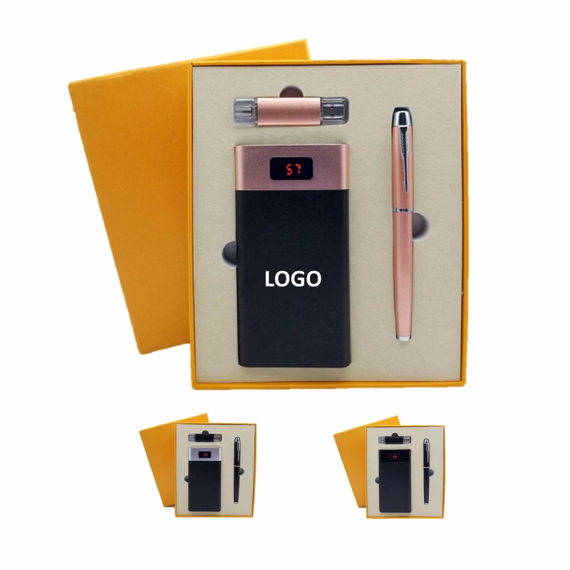 Business Gift Set Usb Drive Power Bank Pen